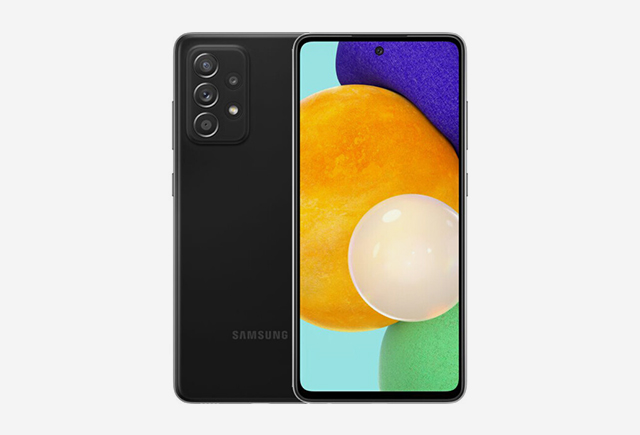 Чорний смартфон Samsung Galaxy A52 4/128GB