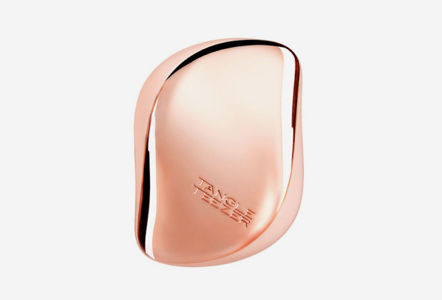 Щітка для волосся Tangle Teezer Compact Style, рожево-золота