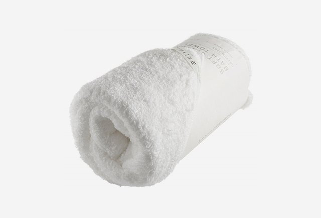 Білий рушник для обличчя Harada Textile з м'якої бавовни