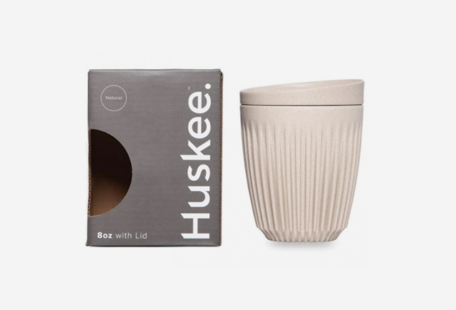 Чашка з кришкою натурального кольору Huskee