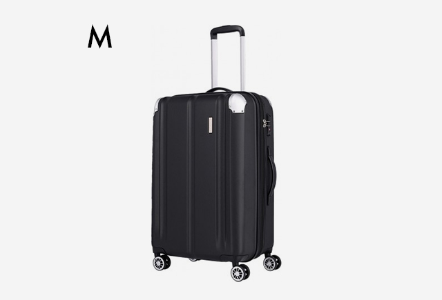 Валіза на 4 колесах Travelite City, M, чорна