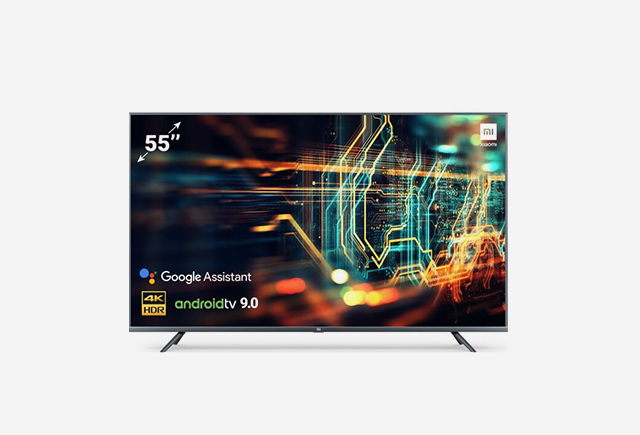 Телевізор Xiaomi Mi TV UHD 4S Smart TV, 55 сірого кольору
