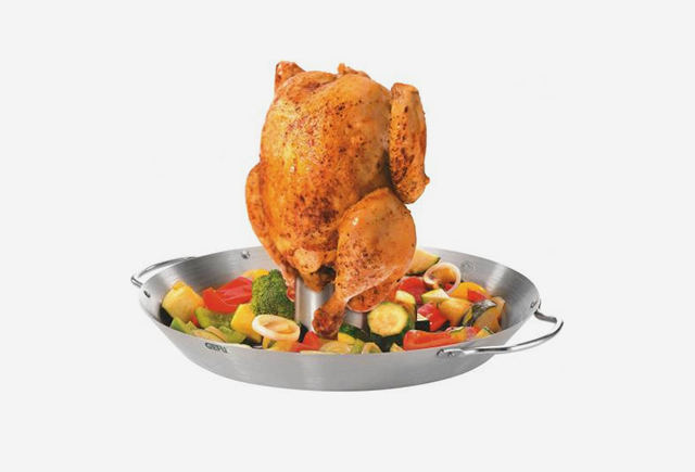 Ростер для курки Gefu BBQ з нержавіючої сталі