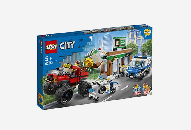 Конструктор LEGO City Пограбування з поліцейською вантажівкою-монстром