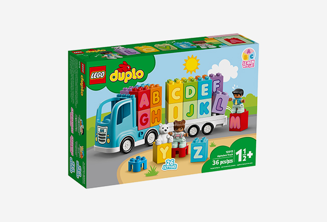 Конструктор LEGO Duplo Вантажівка з буквами