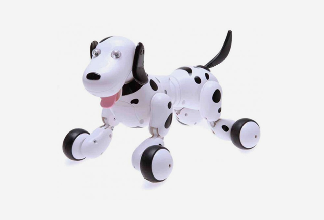 Чорна іграшка Happy Cow Робот-собака на радіокеруванні