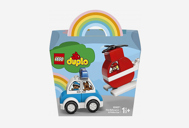 Конструктор LEGO Пожежний вертоліт і поліційна машина