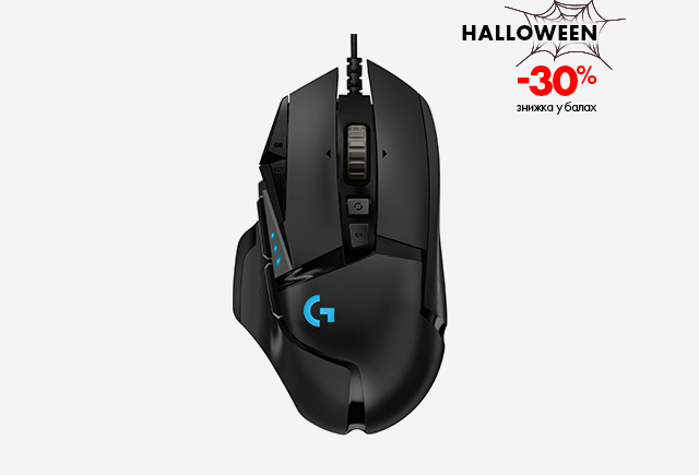 Миша Logitech G502 Gaming Mouse Hero High Performance