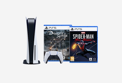 [10760-10014] Ігрова консоль PlayStation 5 в комплекті з двома іграми