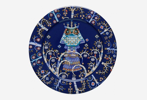 [11136-10053] Синя тарілка iittala Taika з малюнком, 27 см