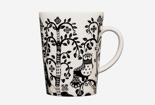 [11142-10059] Біла чашка iittala Taika з чорним малюнком, 400 мл
