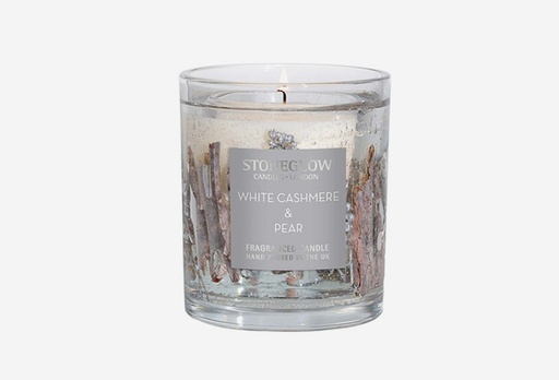 [11258-10160] Свічка ароматична White Cashmere & Pear, Stoneglow