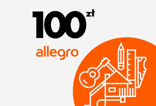 [12582-10548] Електронний сертифікат Allegro  у Польщі, 100 zł