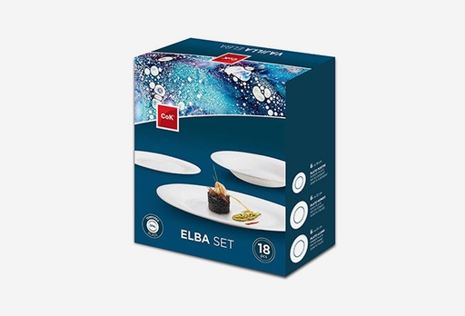 [2870-8413] Сервіз столовий Elba 18 предметів