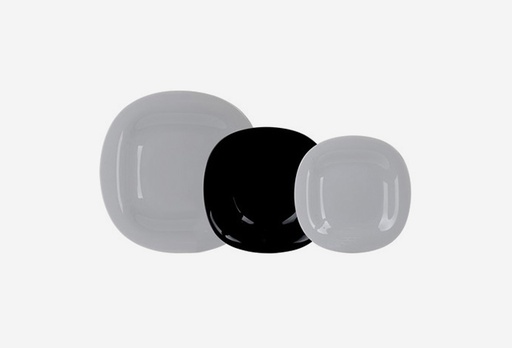 [2871-8414] Сервіз столовий Carine Granit & Black 18 предметів Luminarc