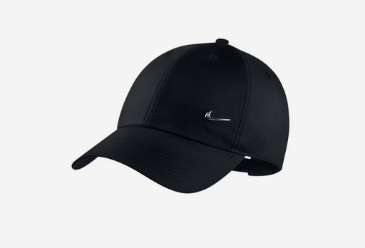 [8112-8711] Чорна кепка Nike U NK H86 Cap Metal Swoosh у спортивному стилі