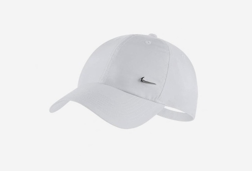 [8113-8712] Біла кепка Nike U NK H86 Cap Metal Swoosh у спортивному стилі