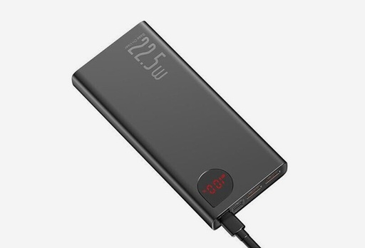 [8898-9478] Чорний зовнішній акумулятор Baseus Adaman Metal Digital Display QC